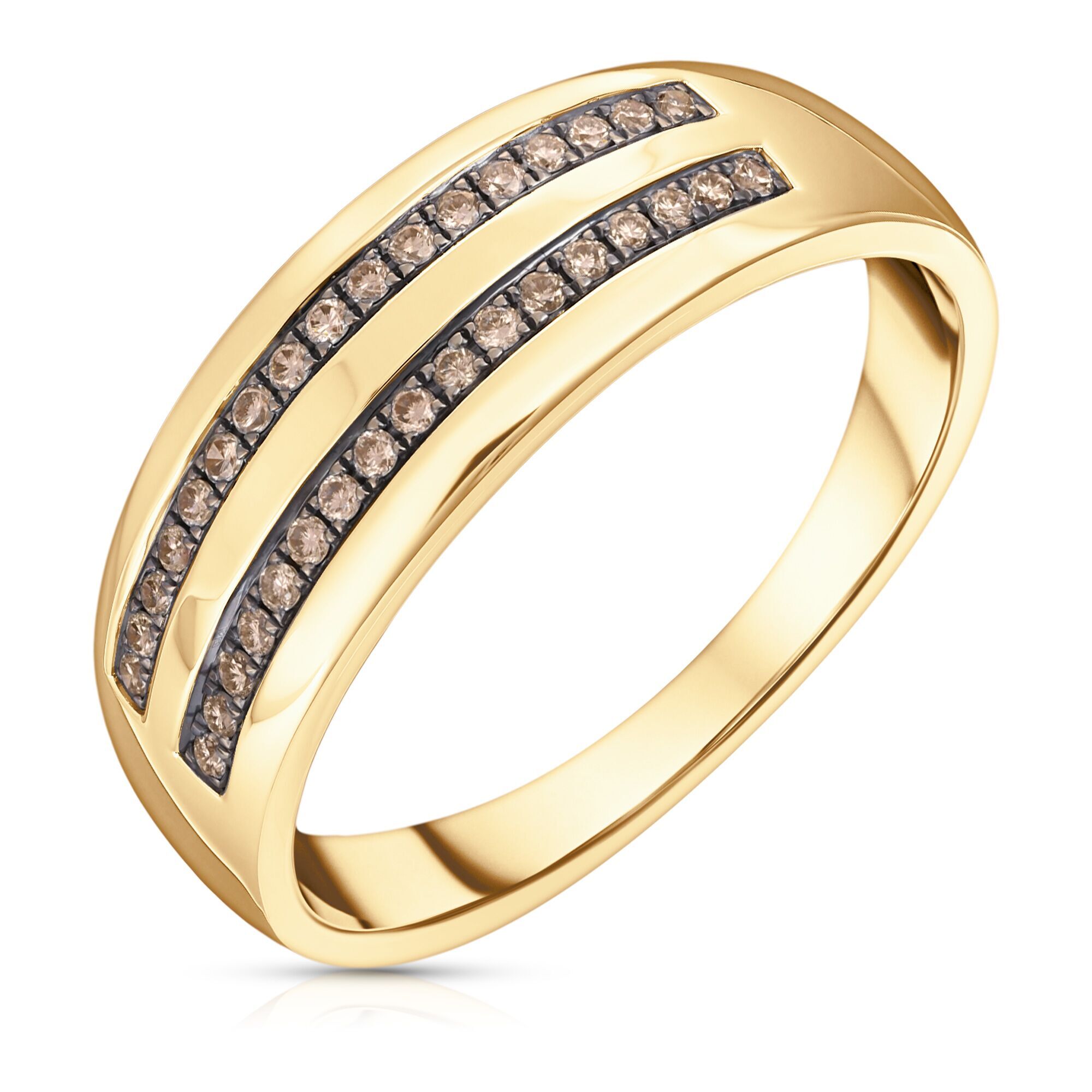 Кольцо из золота 585 пробы с бриллиантами (18)