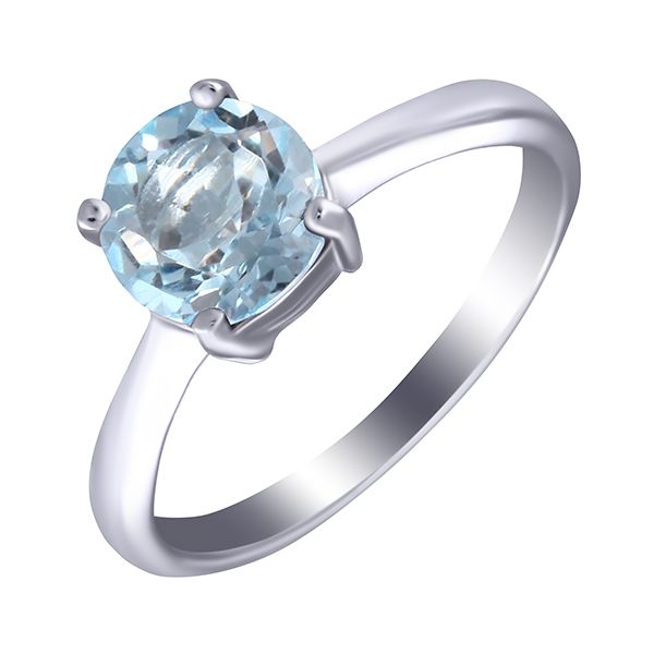 Кольцо из серебра 925 пробы с топазами (16,5)