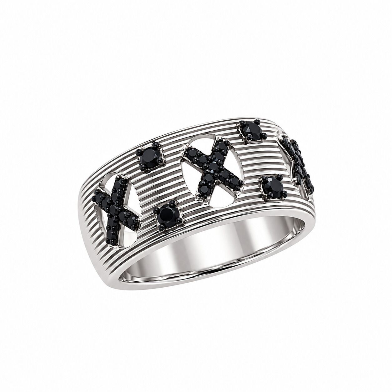 Серьги из серебра 925 пробы с шпинелью