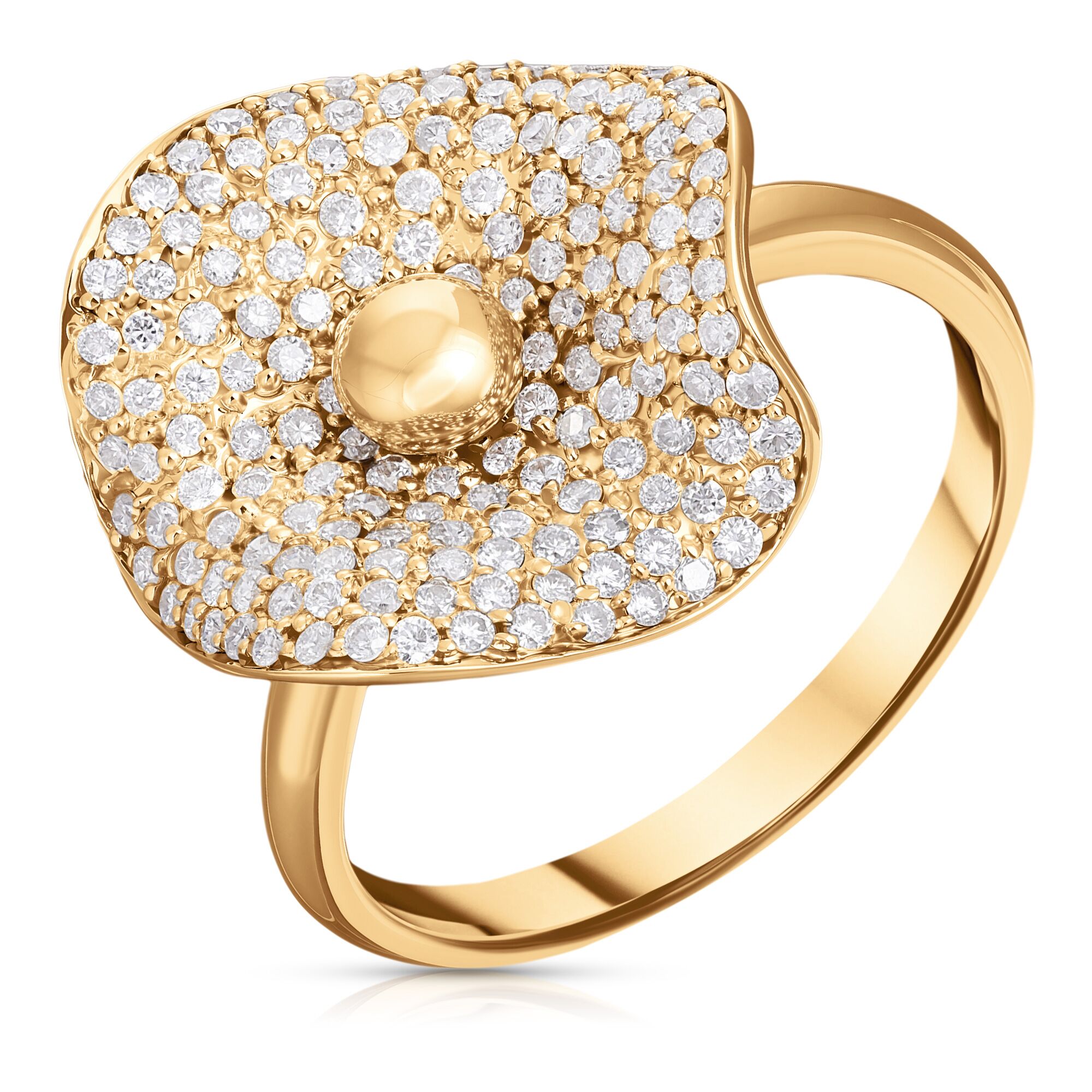 Кольцо из золота 585 пробы с бриллиантами (18)