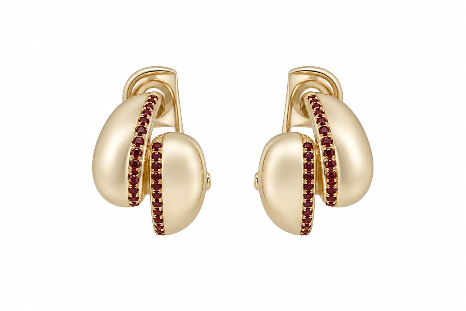 Серьги из серебра 925 пробы с фианитами
