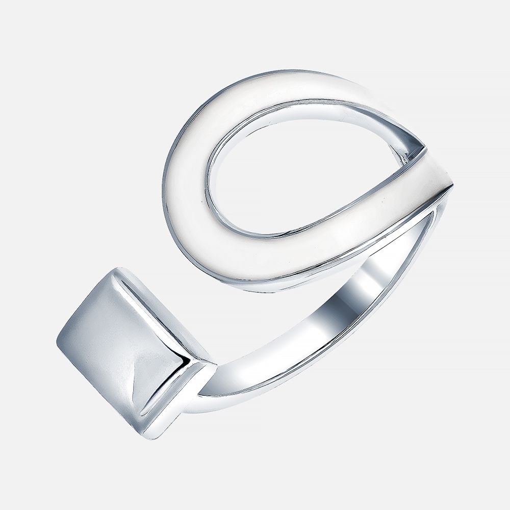 Кольцо из серебра 925 пробы с эмалью (19)