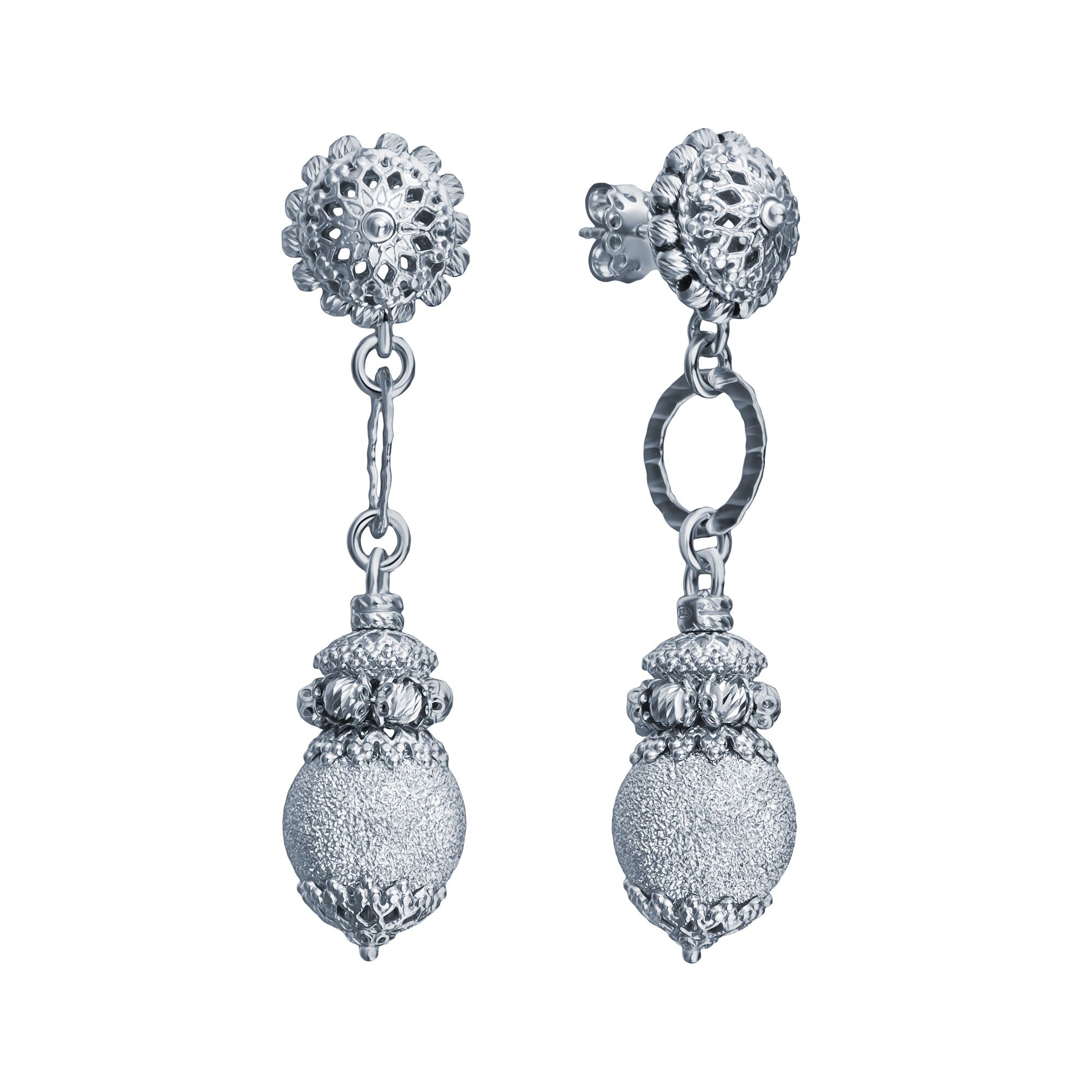 Серьги из серебра 925 пробы