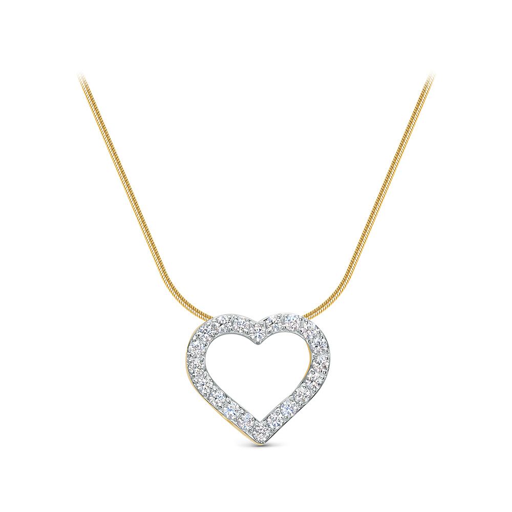 Колье из золота 585 пробы с бриллиантами