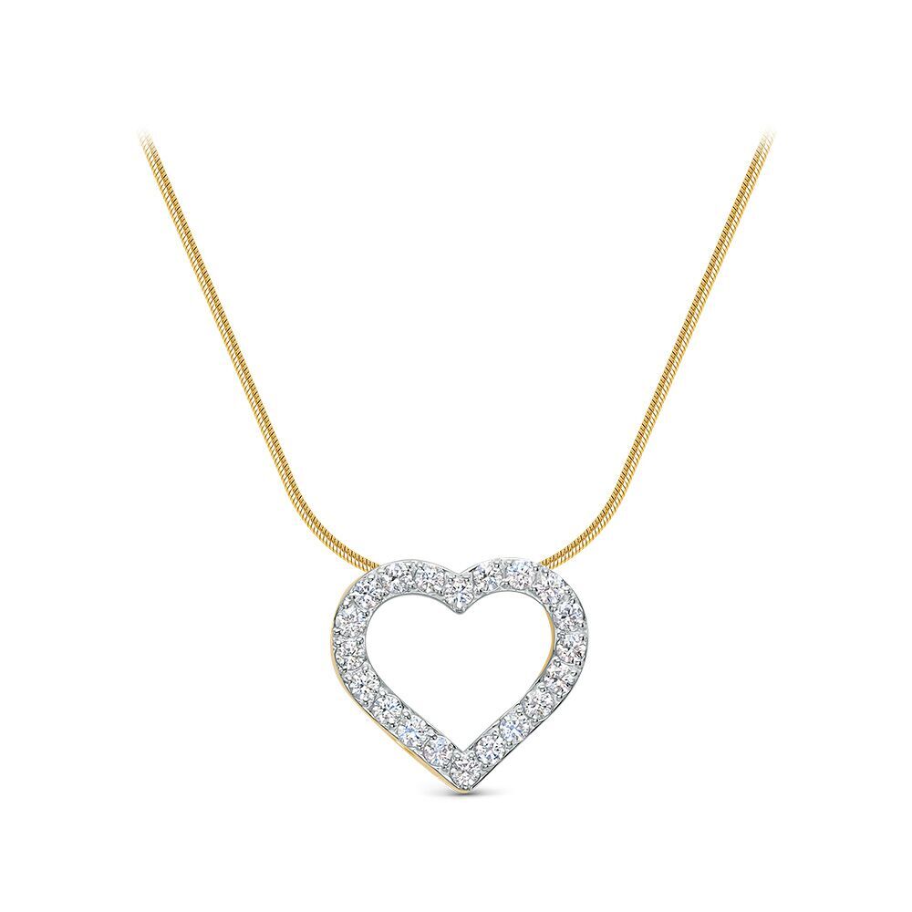 Колье из золота 585 пробы с бриллиантами