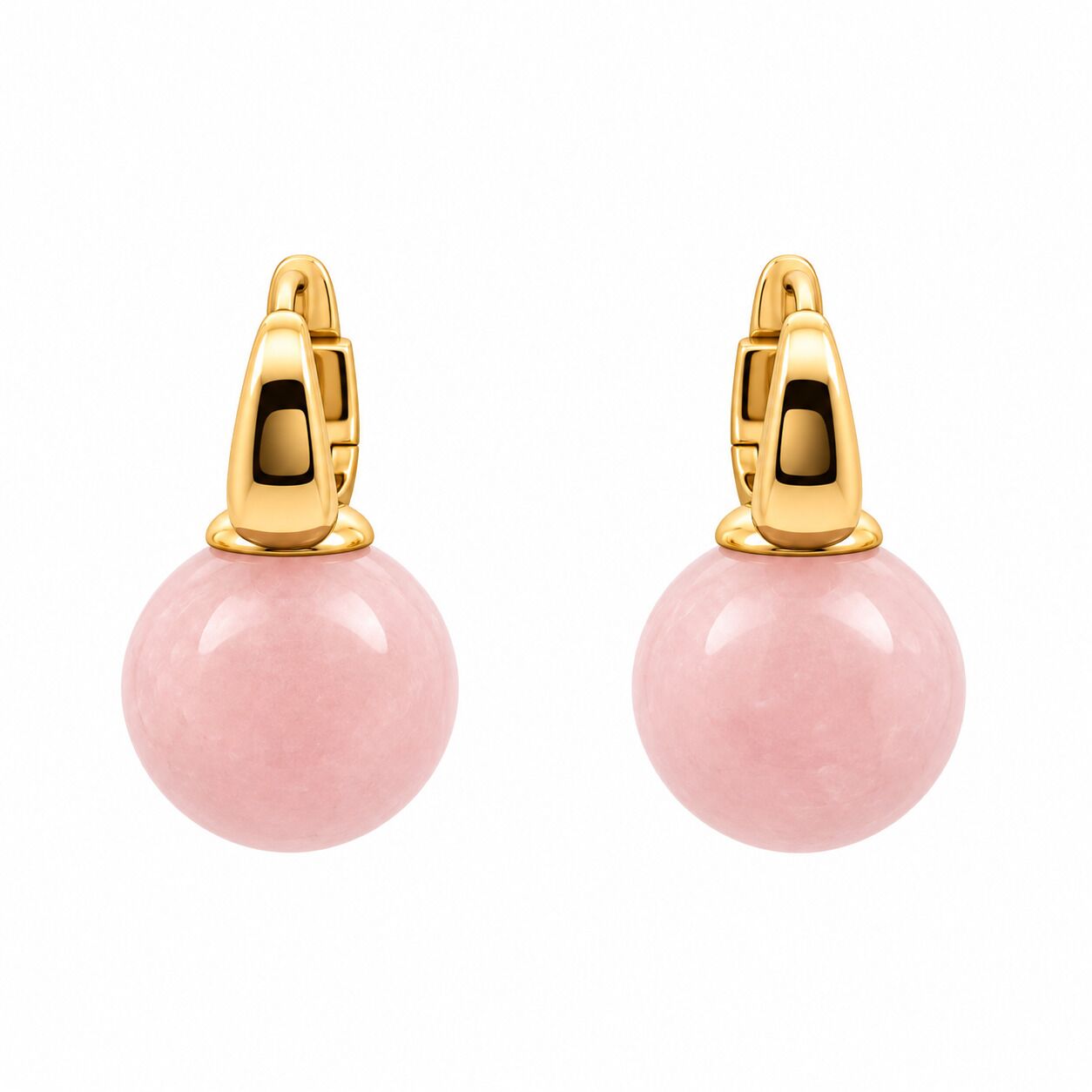 Серьги из серебра 925 пробы с кварцем
