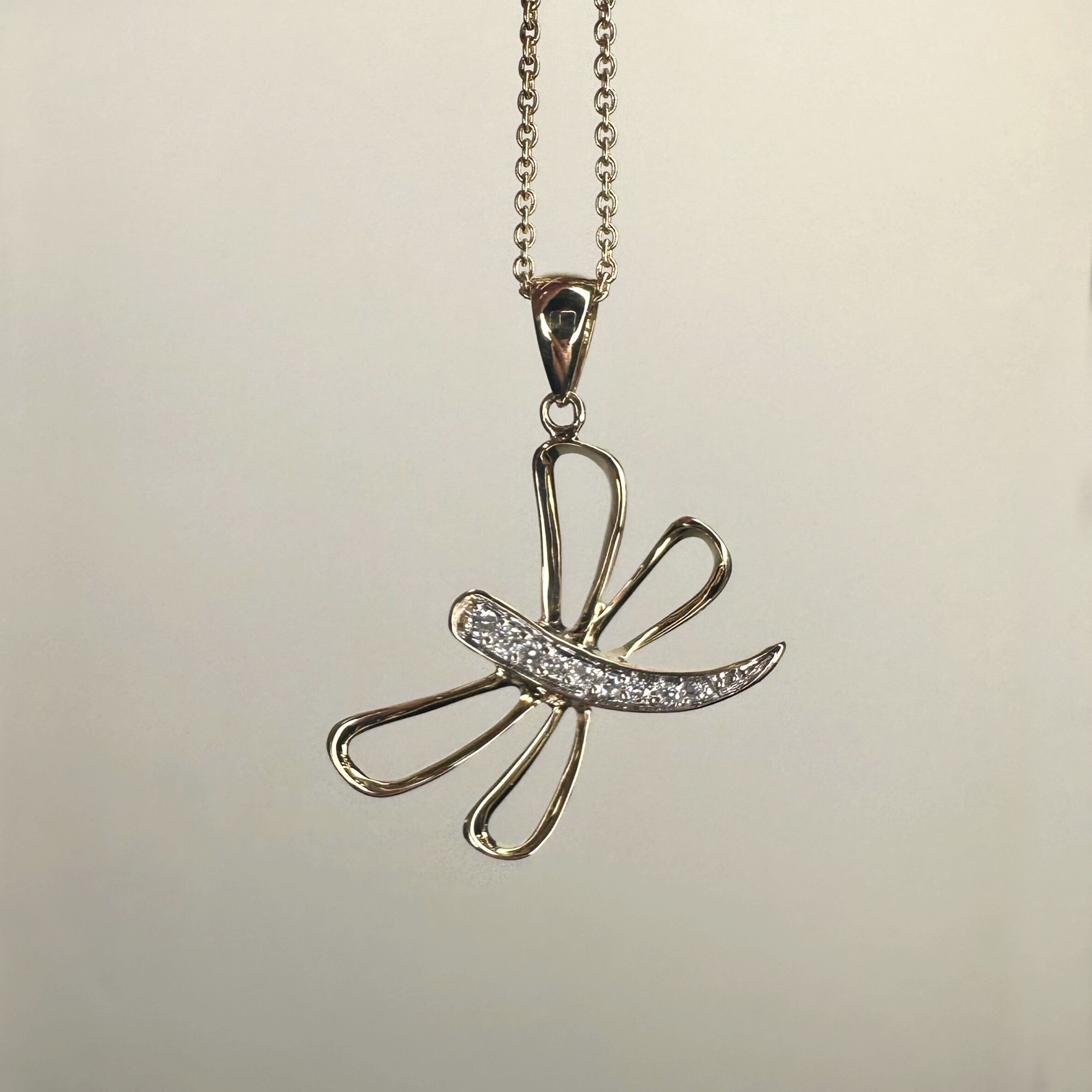 Колье из золота 585 пробы с бриллиантами (40)