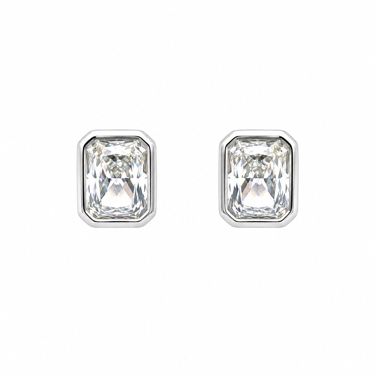 Серьги из серебра 925 пробы с фианитами