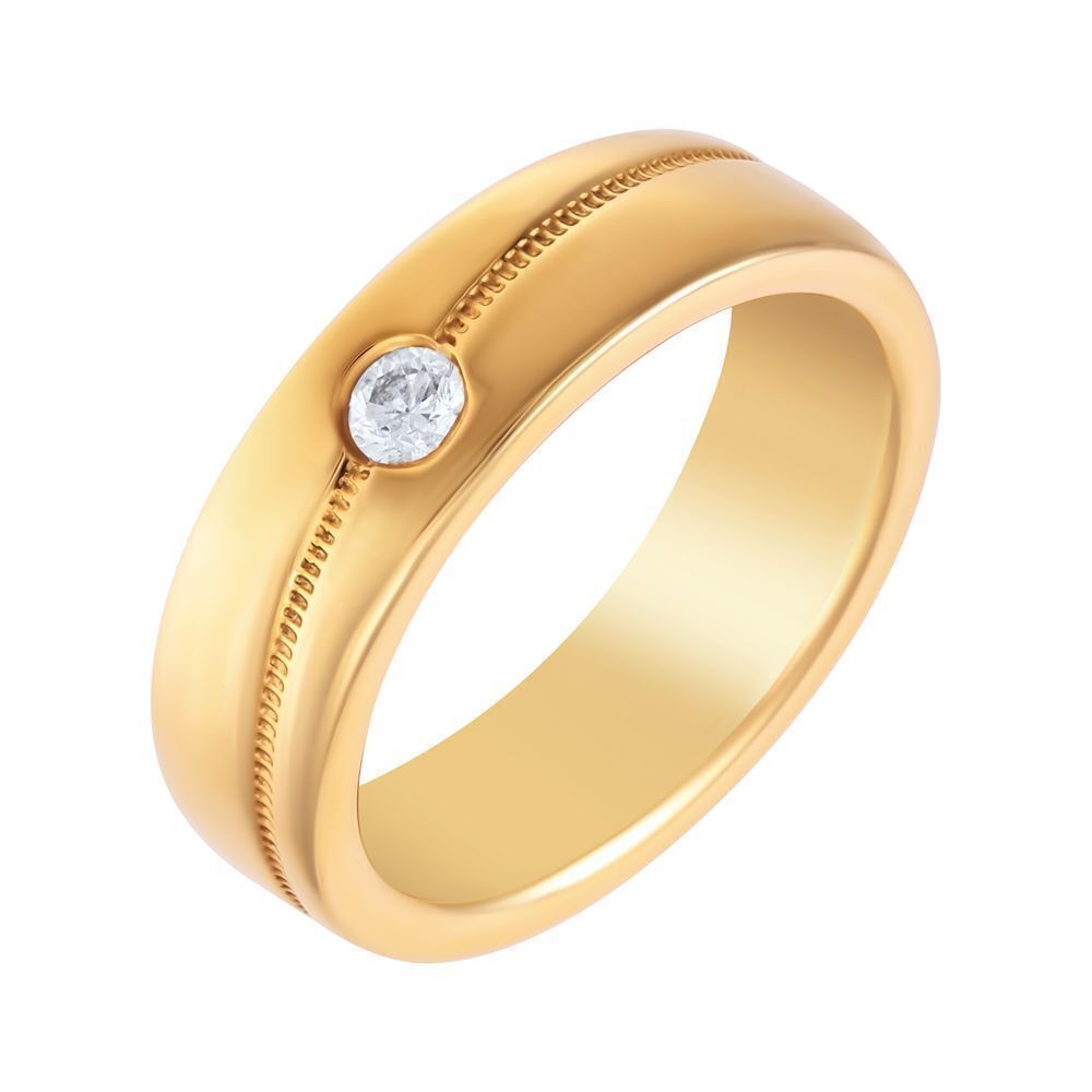 Кольцо из золота 585 пробы с бриллиантом (15)