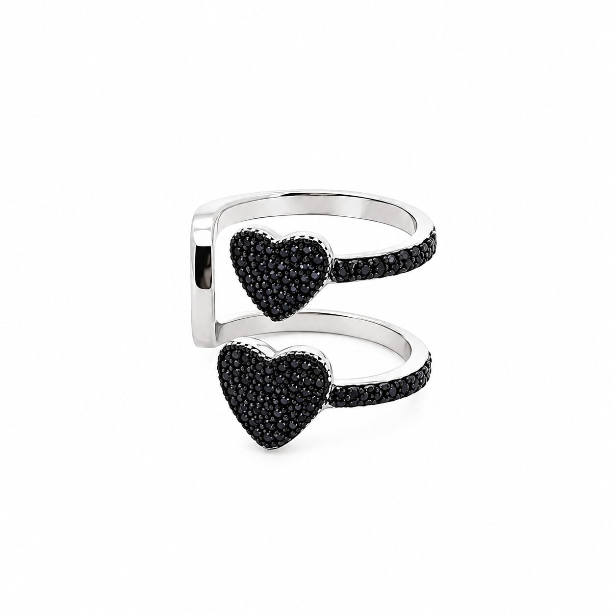Серьги из серебра 925 пробы с шпинелью