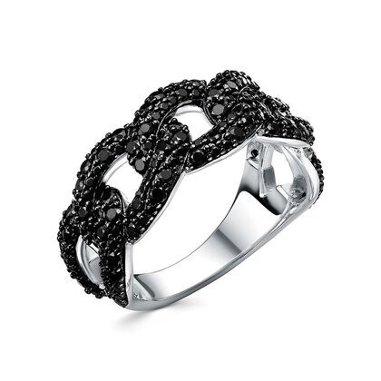 Кольцо из серебра 925 пробы с шпинелью (18)