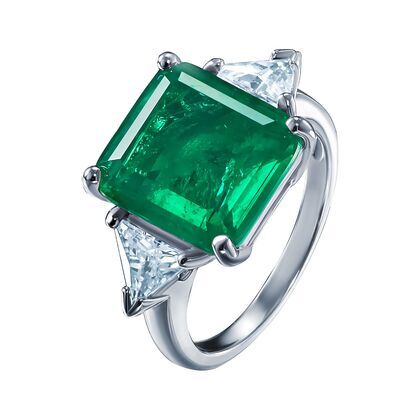 Кольцо из серебра 925 пробы с фианитами (16)