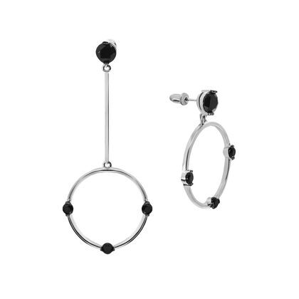 Серьги из серебра 925 пробы с шпинелью