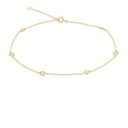 Браслет из золота 585 пробы с бриллиантами