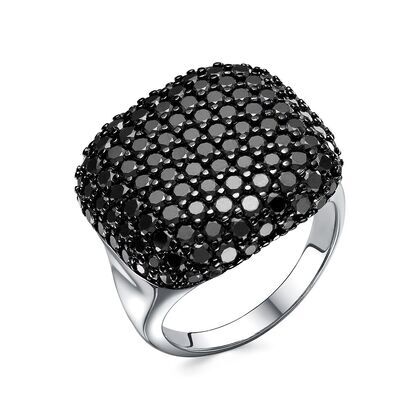 Кольцо из серебра 925 пробы с шпинелью (17,5)