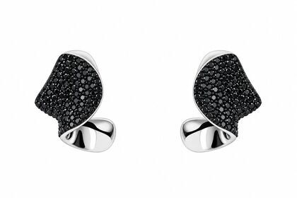 Серьги из серебра 925 пробы с шпинелью