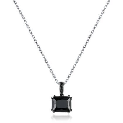 Колье из серебра 925 пробы с шпинелью (45)