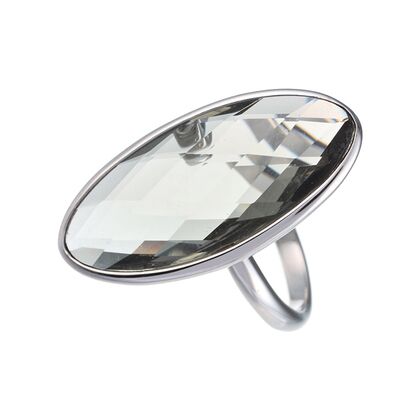 Кольцо из серебра 925 пробы с ювелирным стеклом (18,25)