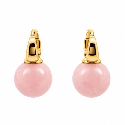 Серьги из серебра 925 пробы с кварцем