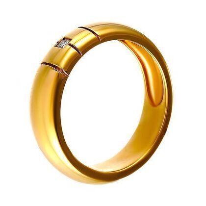 Кольцо из золота 585 пробы с бриллиантом (19,25)