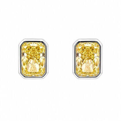 Серьги из серебра 925 пробы с фианитами