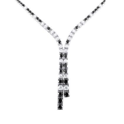 Колье из белого золота 585 пробы и белого золота 750 пробы с бриллиантами