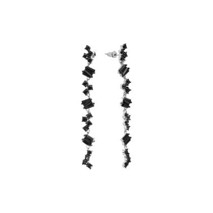 Серьги из серебра 925 пробы с шпинелью