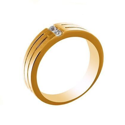 Кольцо из золота 585 пробы с бриллиантами (16,75)