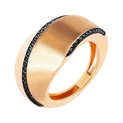Кольцо из розового золота 585 пробы с бриллиантами (17)