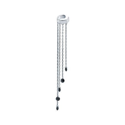 Серьги из серебра 925 пробы с фианитами