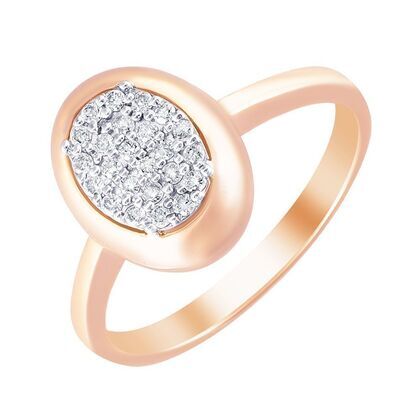 Кольцо из розового золота 585 пробы с бриллиантами (17)