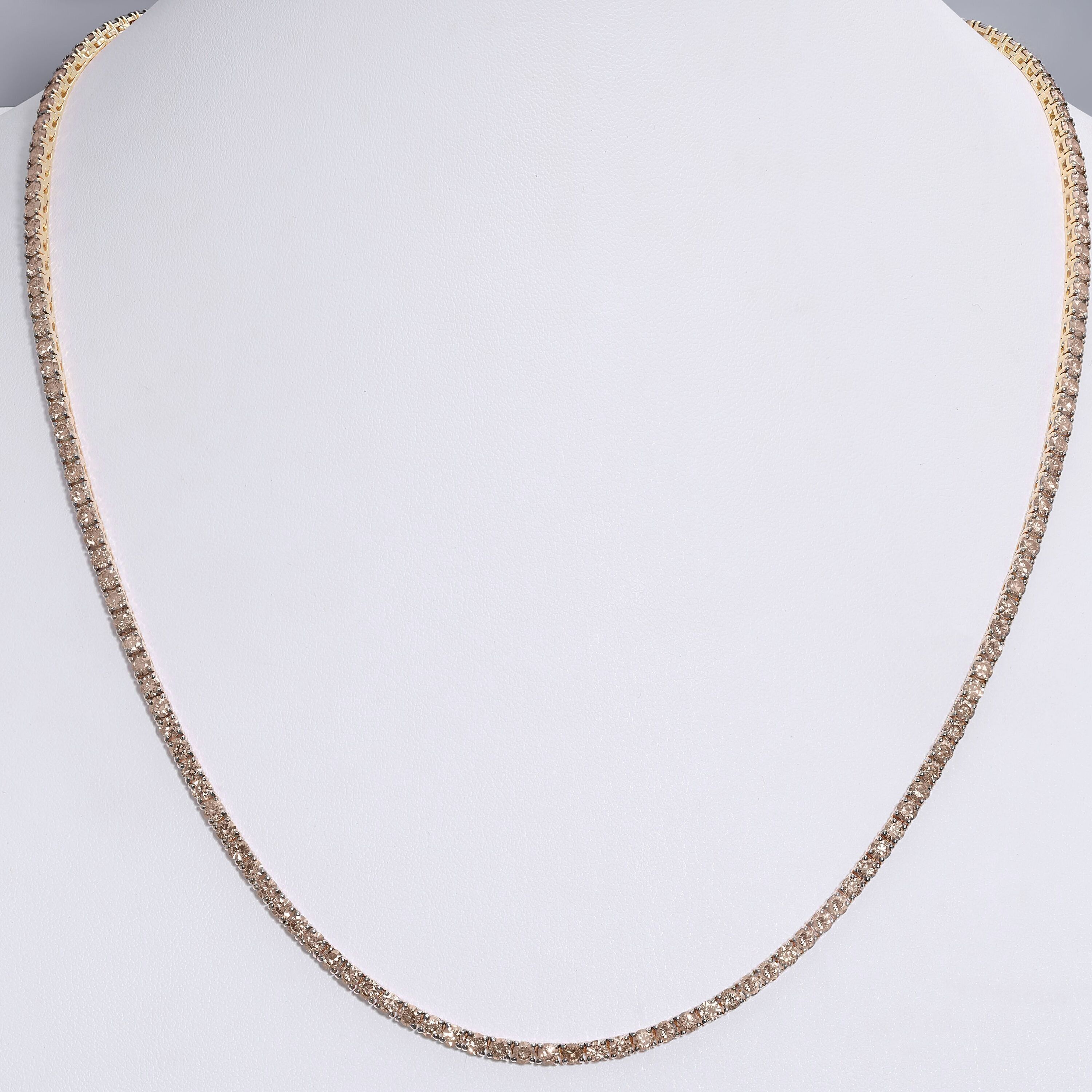 Колье из золота 585 пробы с бриллиантами (50)