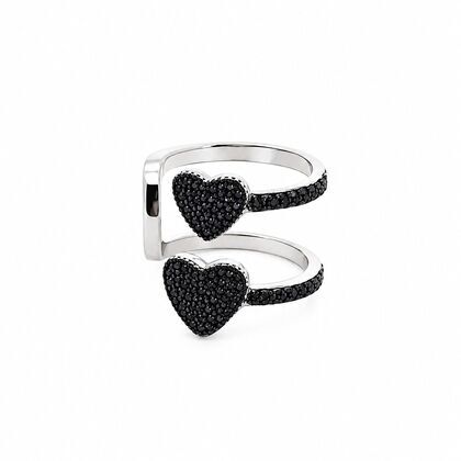 Серьги из серебра 925 пробы с шпинелью